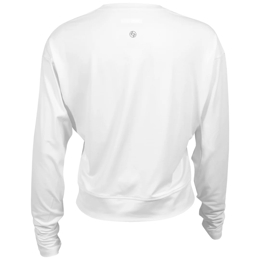 Lija Women's Rally Longsleeve Top - White - Image 2
