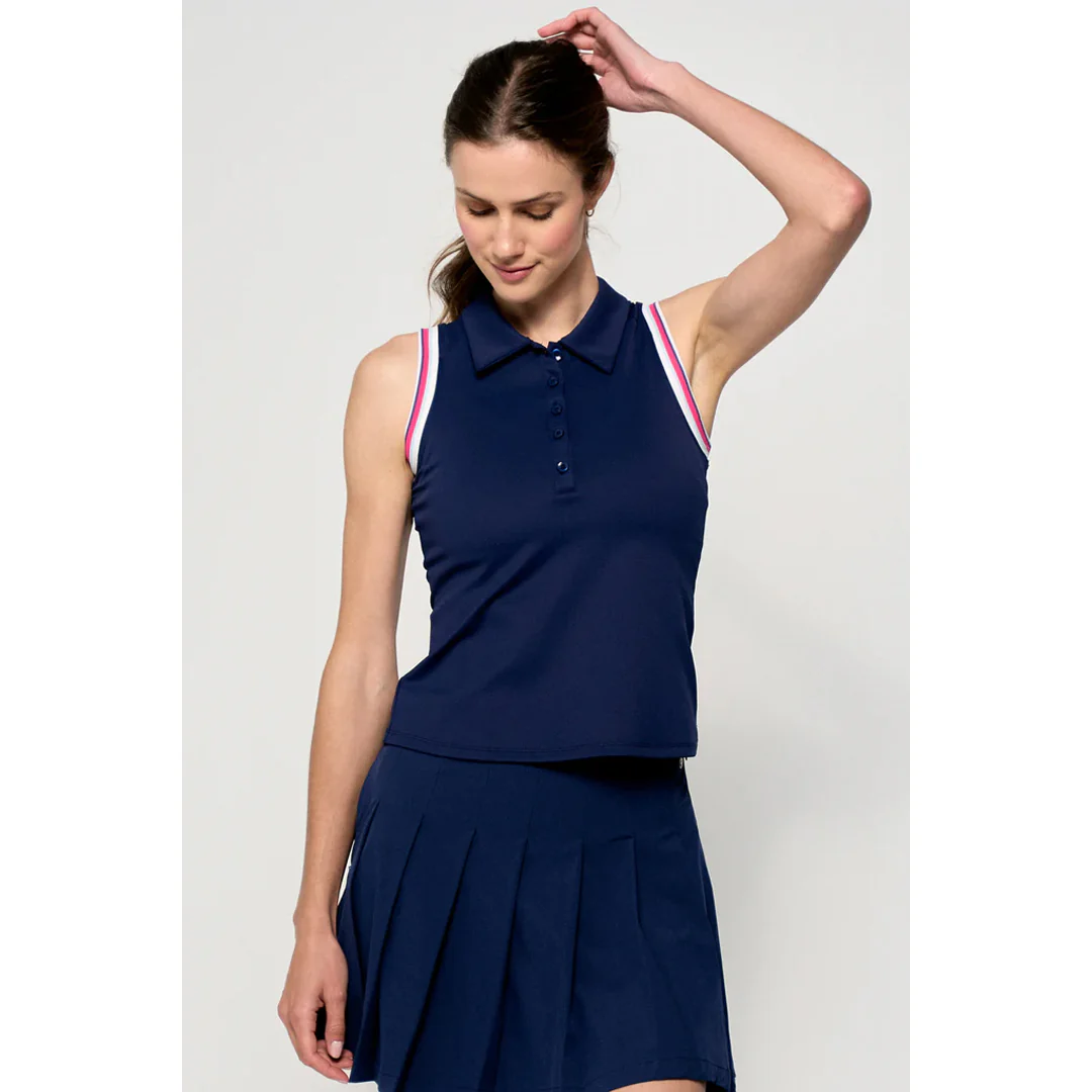 Lija Women's The One To Beat Slice Polo - Marine - Image 3