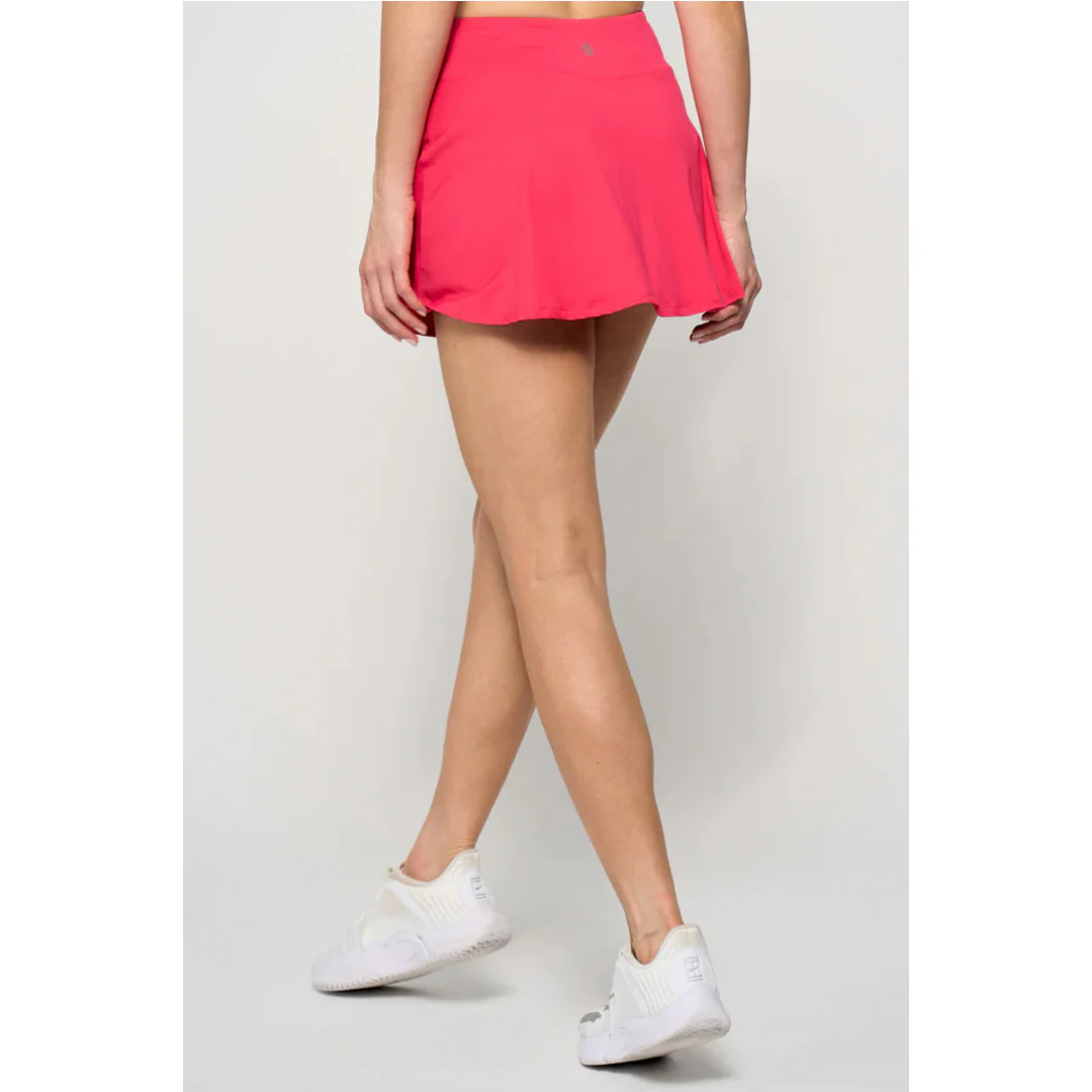 Lija Women's The One To Beat Tiebreak 13" Skort - Raspberry - Image 4