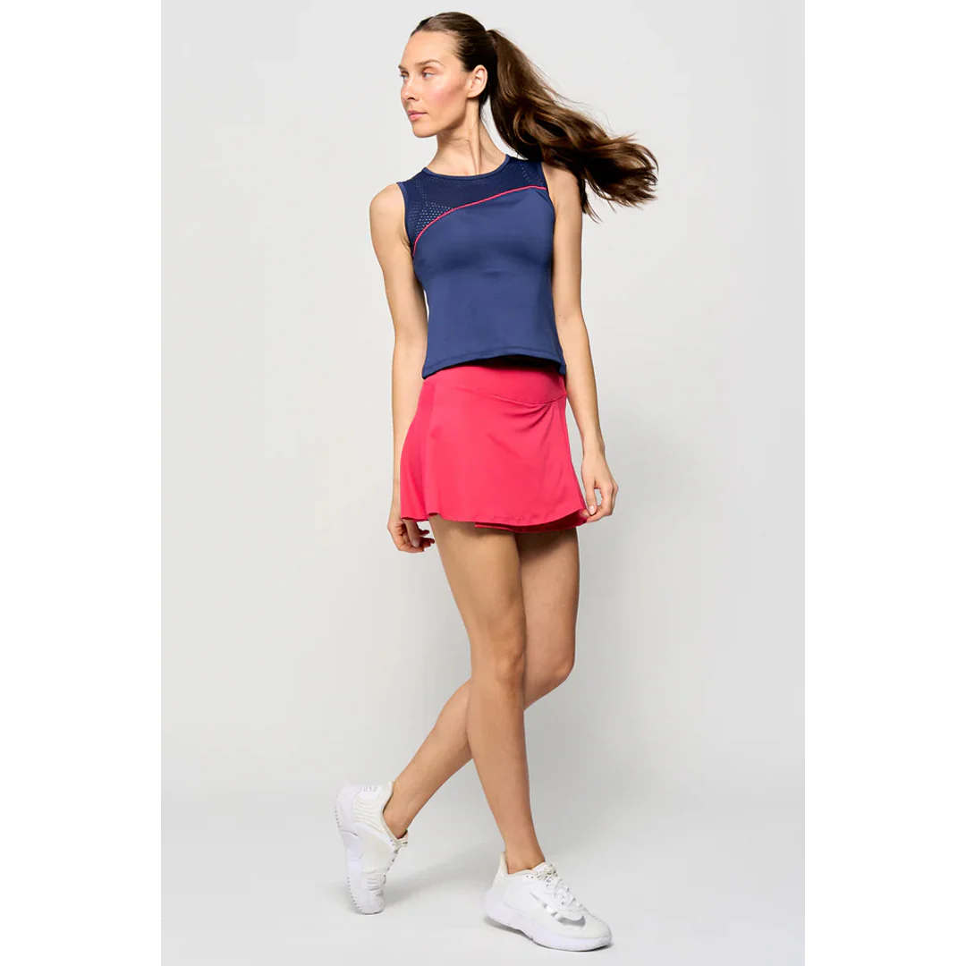 Lija Women's The One To Beat Tiebreak 13" Skort - Raspberry - Image 5
