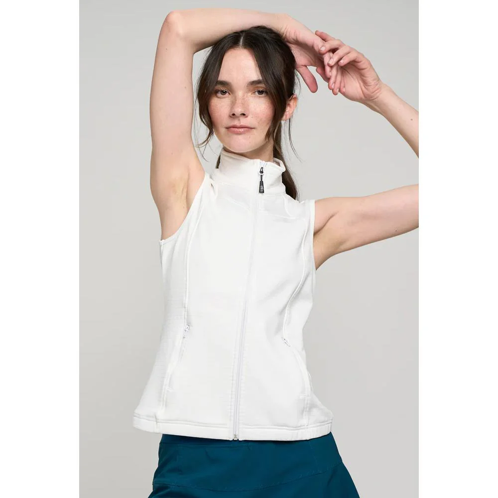 Lija Women's Time To Shine Wind Vest - White - Image 3