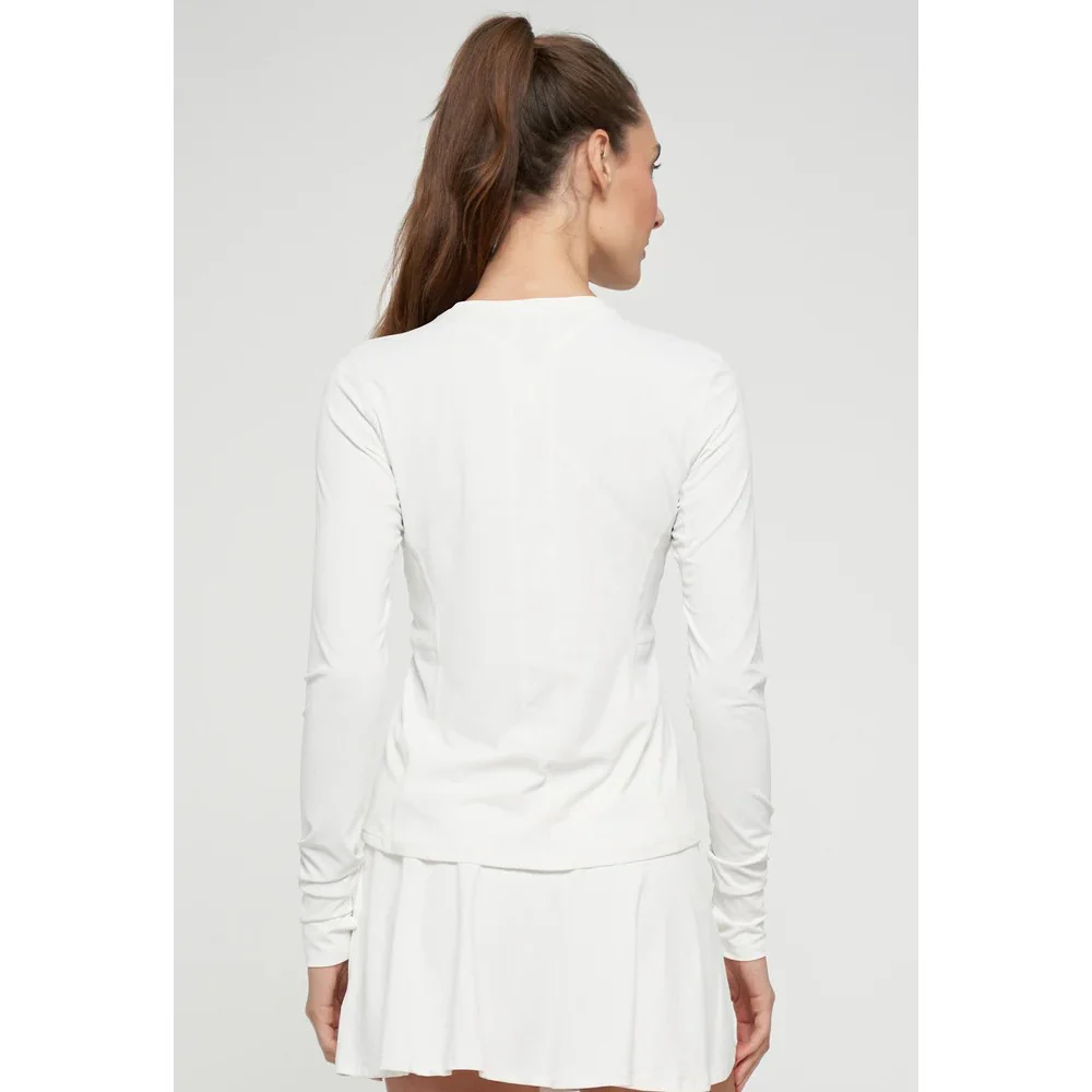 Lija Women's Titan Longsleeve Top - White - Image 4