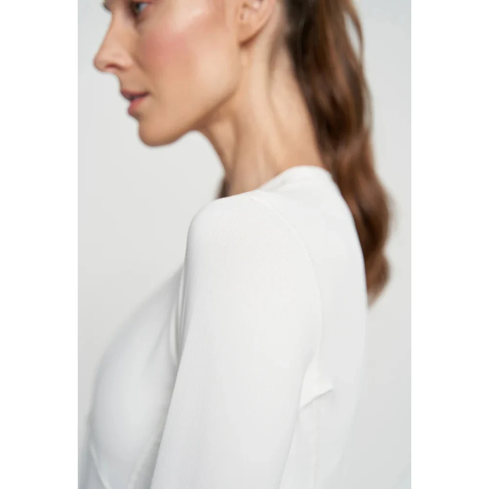 Lija Women's Titan Longsleeve Top - White - Image 5