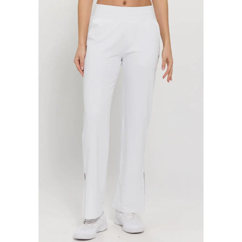 Lija Women's Wide Leg Pant - White - Image 2