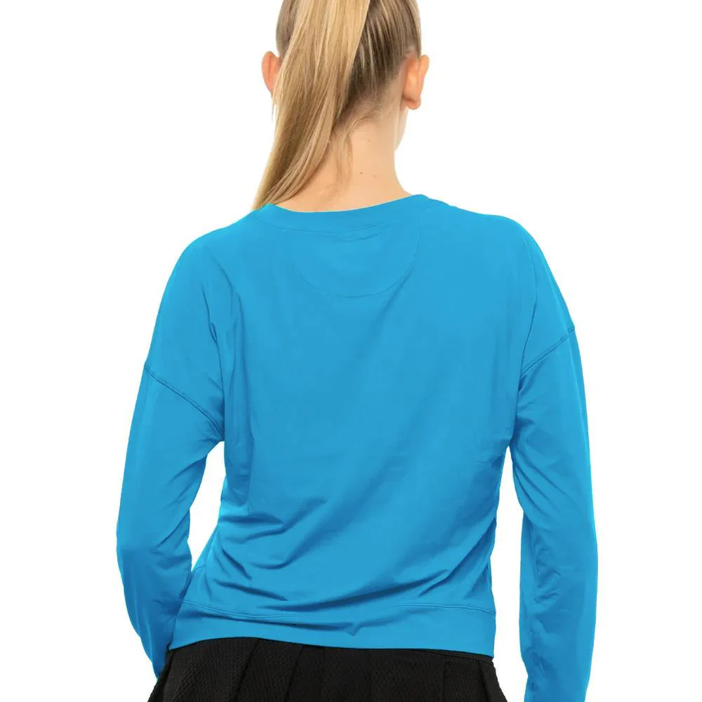 Lucky in Love Women's Essentials Hype Longsleeve - Parrot Blue - Image 5