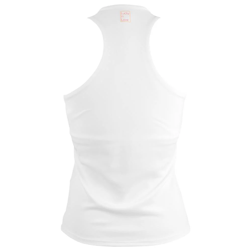Lucky in Love Women's Shockin' Classics Stripes Tank - White - Image 2