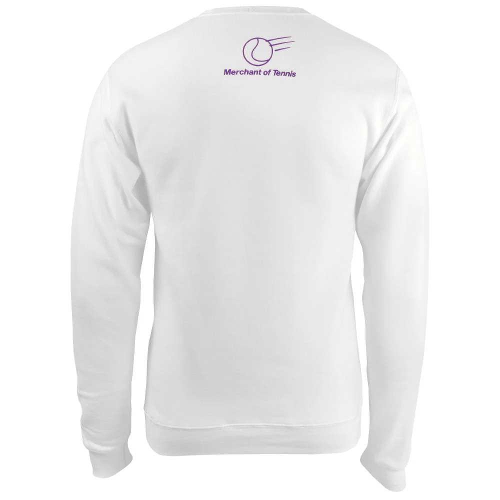 Merchant of Tennis Unisex 92 Vintage Crewneck Sweater - White - Image 2