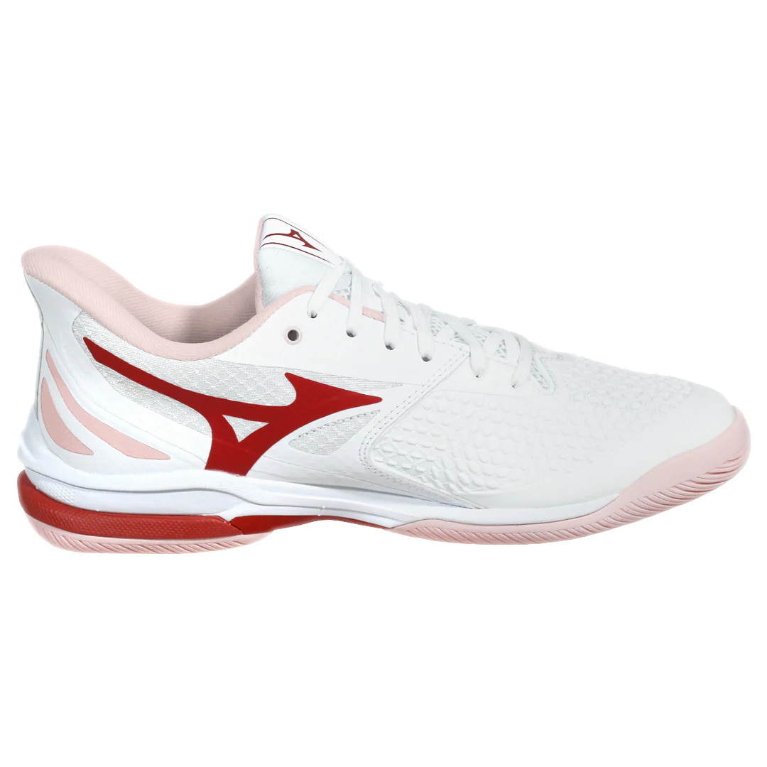 Mizuno Women's Wave Exceed Tour 7 - White/Firey Red - Image 2