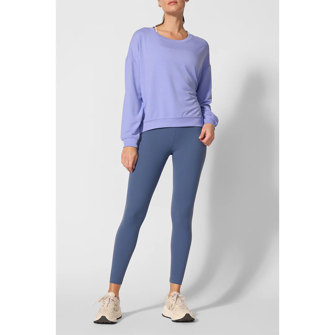 MPG Women's Cozy Fleece Relax Pullover - Jacaranda - Image 5