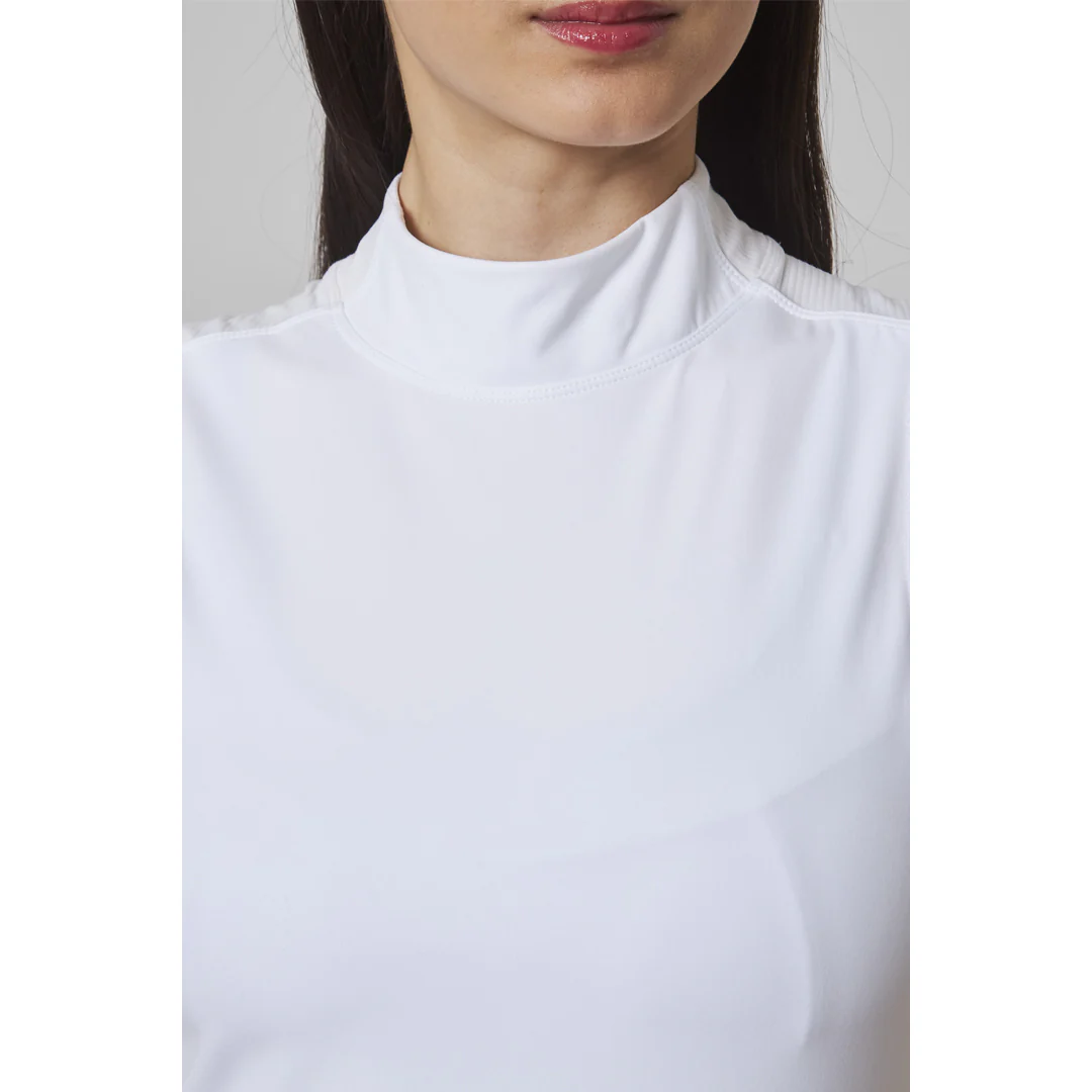 MPG Women's Vital Mock Neck Tank - Brilliant White - Image 5