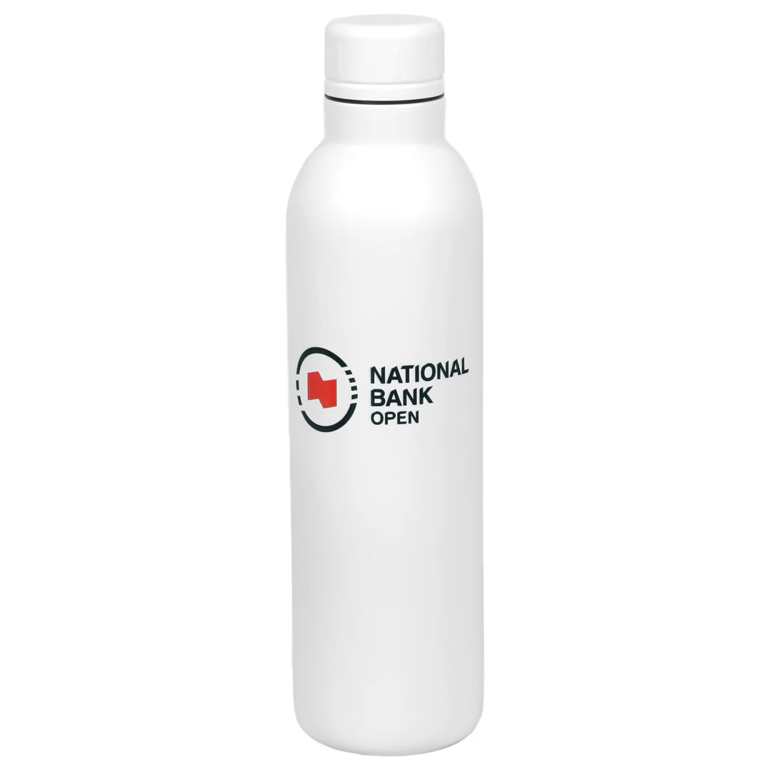 NBO Toronto Metallic Water Bottle - White - Image 2