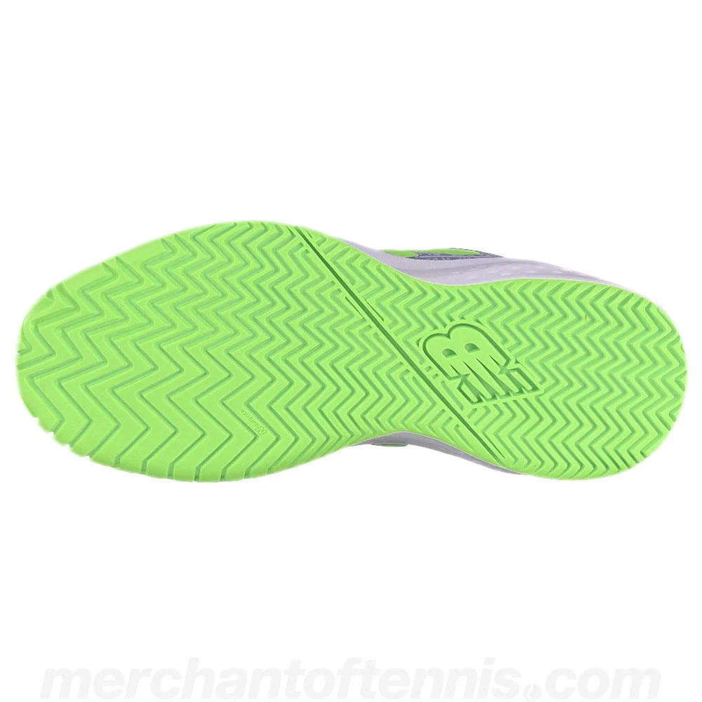 New Balance Junior Kc996v3 - Navy/Lime - Image 3