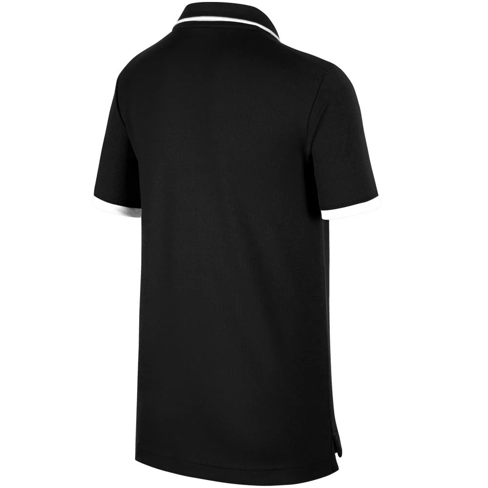 Nike Boys Court Dry Polo - Black - Image 2