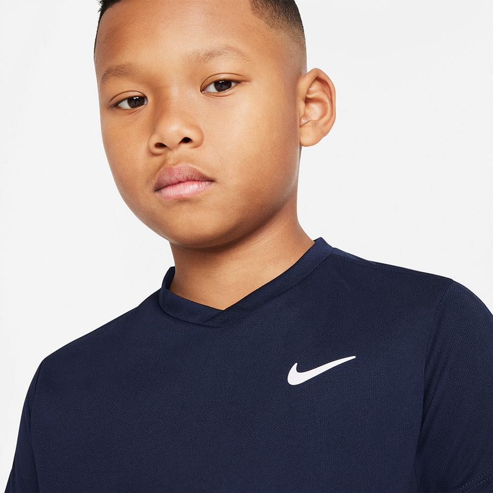 Nike Boys Victory Short Sleeve - Obsidian - Image 5