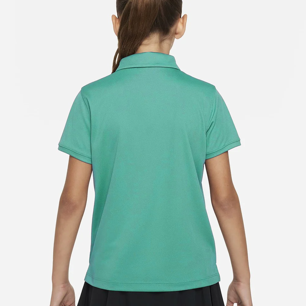Nike Girls Victory Polo - Washed Teal - Image 3