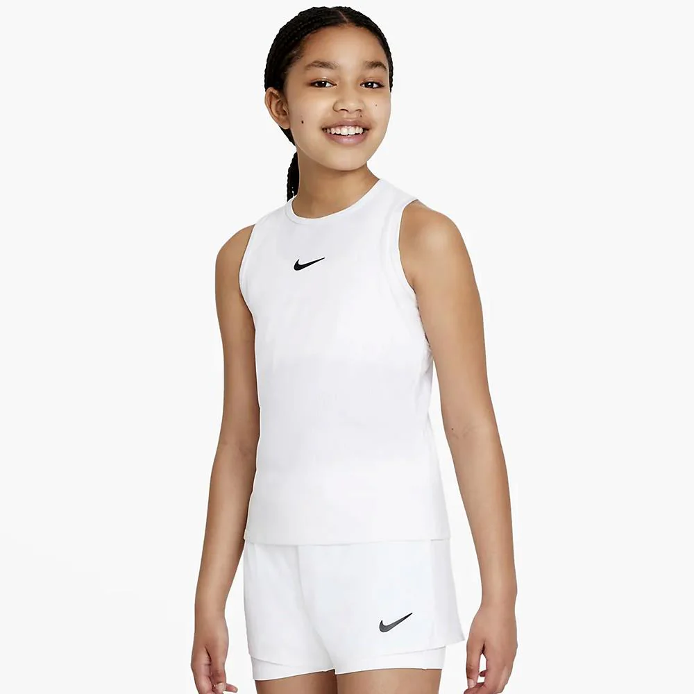 Nike Girls Victory Short - White - Image 4
