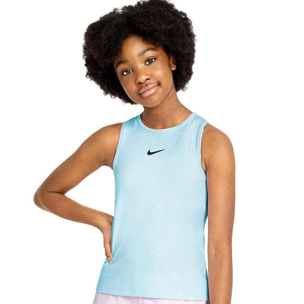 Nike Girls Victory Tank - Glacier Blue - Image 2