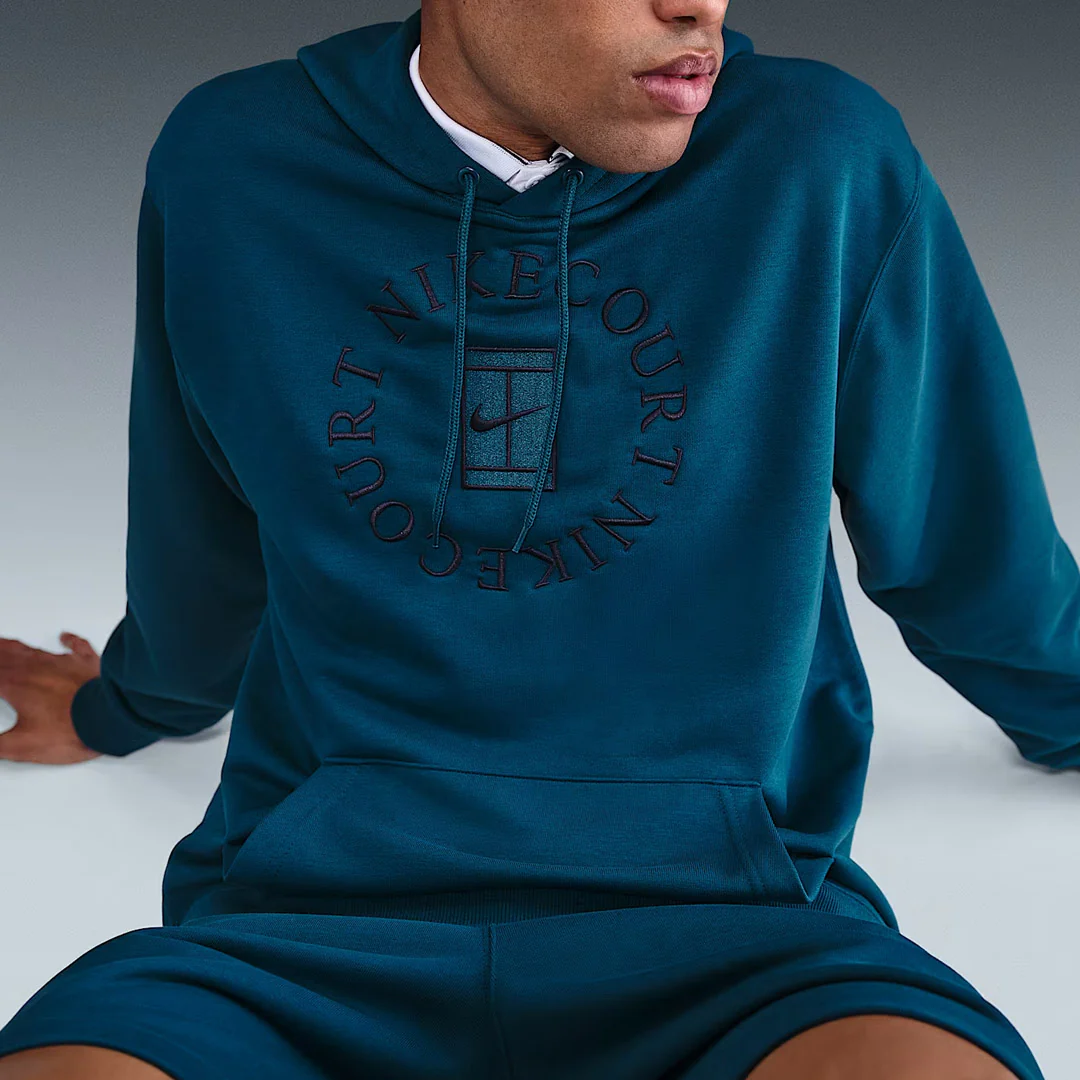 Nike Men Heritage Fleece Hoodie - Blue Force - Image 5