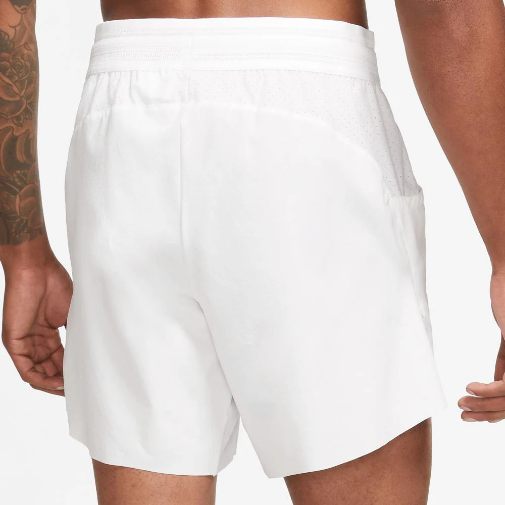 Nike Men's Rafa Advantage 7" Short - White/Black - Image 3