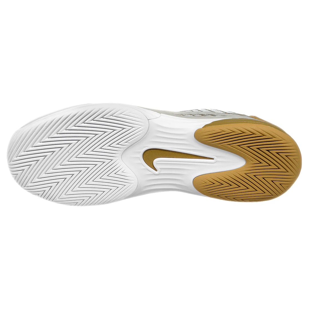 Nike Men's Air Zoom Vapor 12 Hypersmash - White/Metallic Gold - Image 3