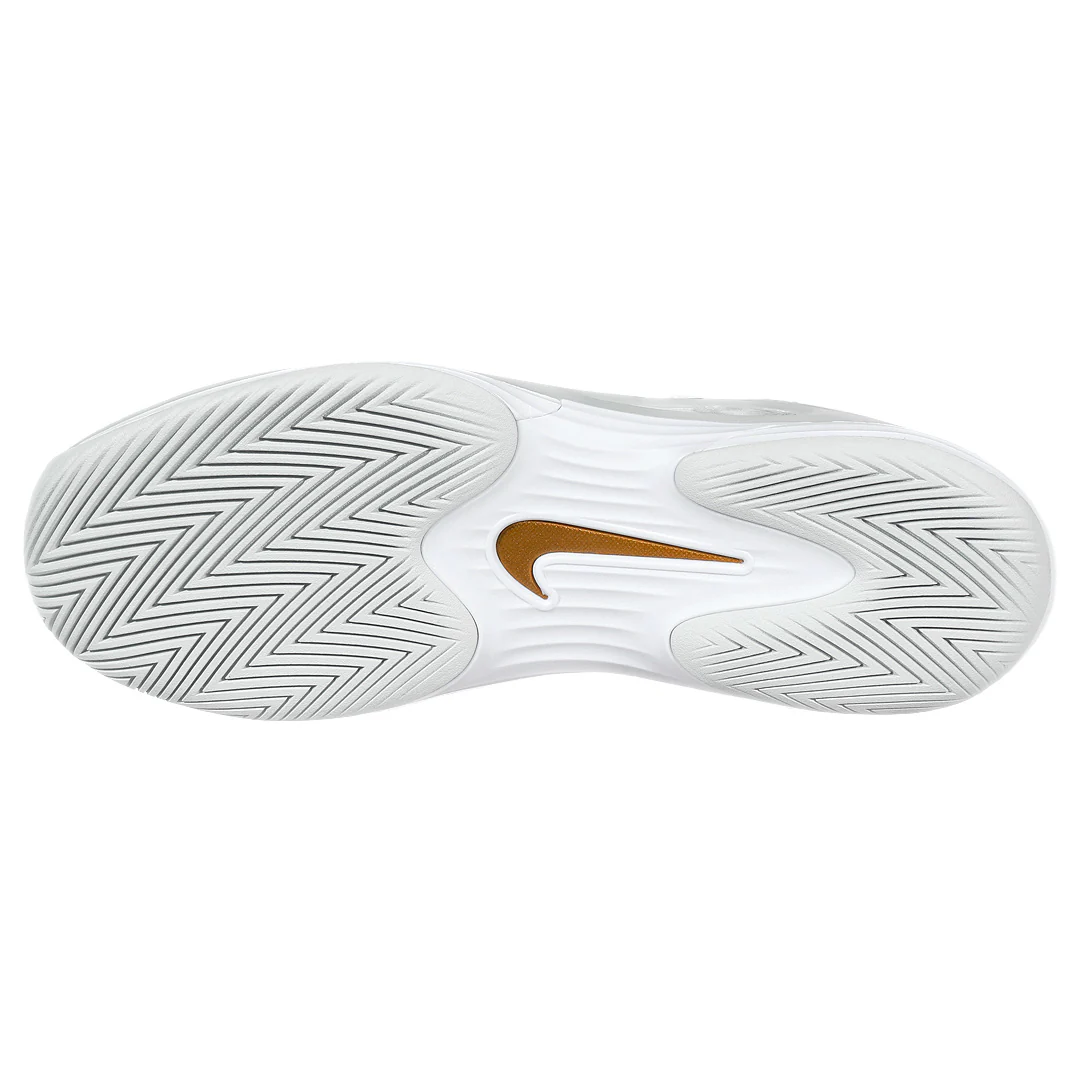 Nike Men's Air Zoom Vapor 12 Magnolia - White/Metallic Gold - Image 3