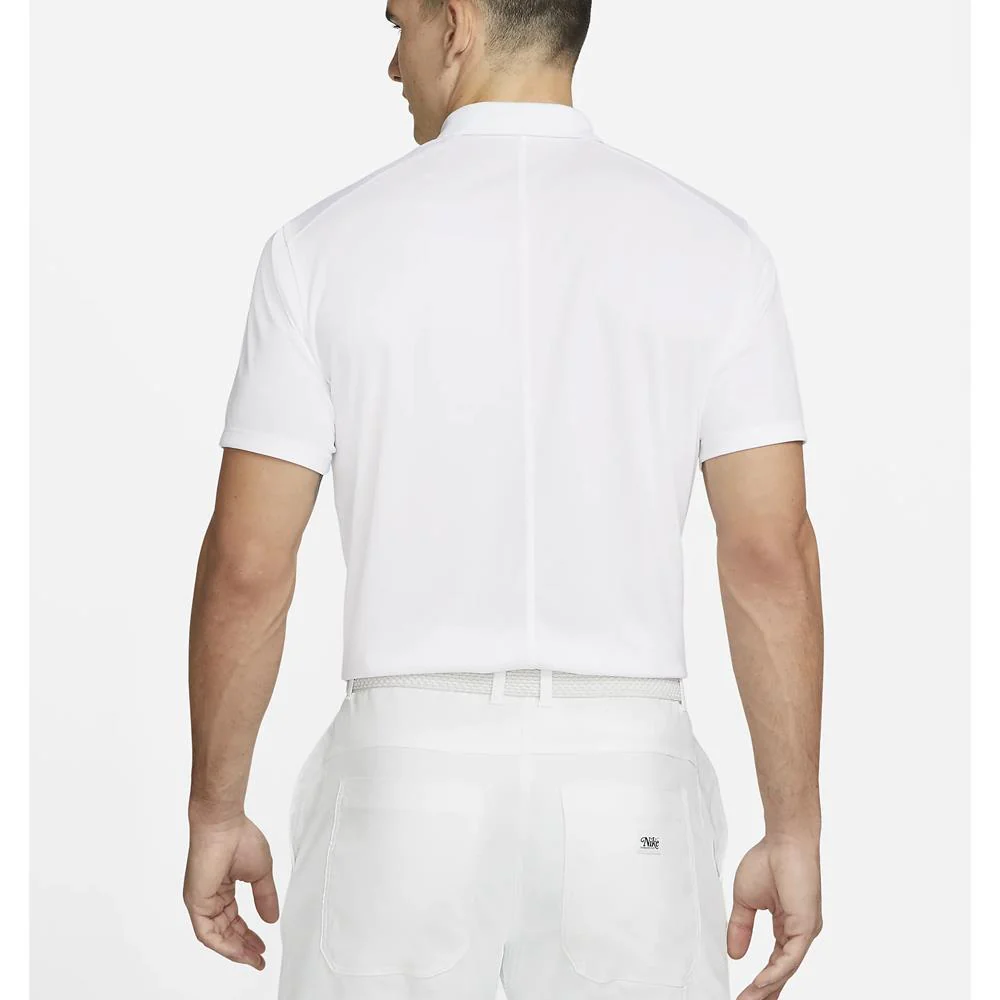 Nike Men's DriFit Polo - White/Black - Image 3