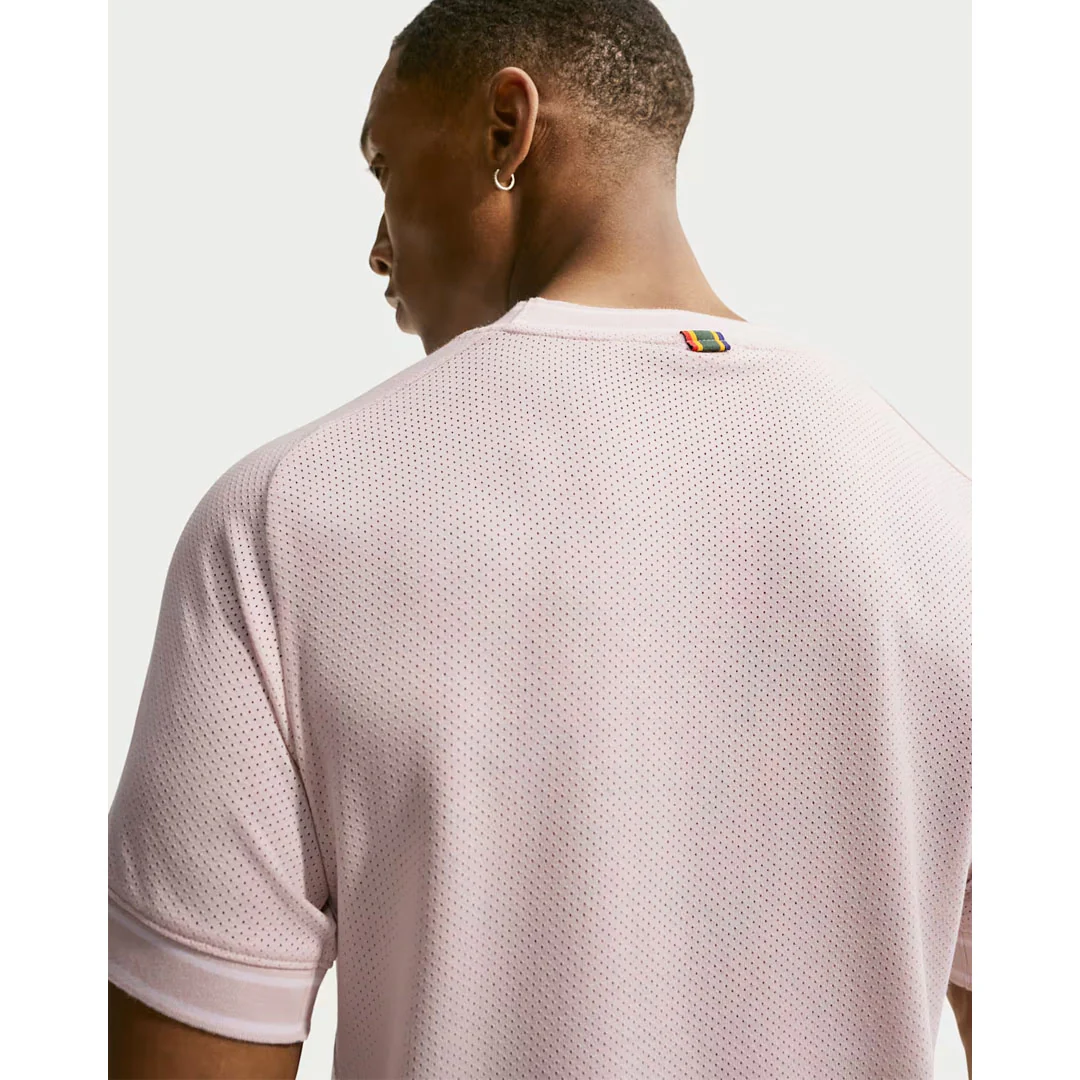 Nike Men's Heritage Court Short Sleeve - Slit Red - Image 5