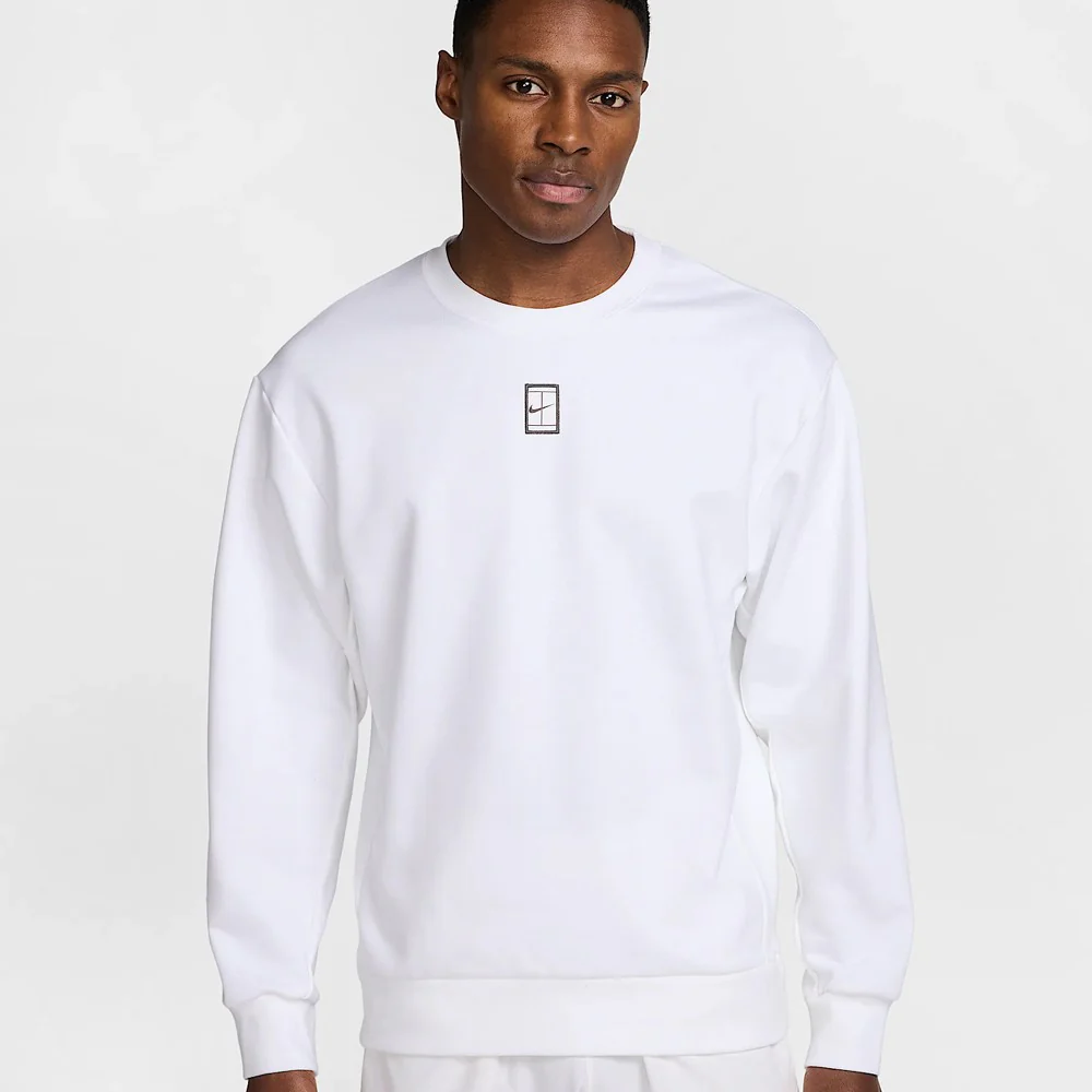 Nike Men's Heritage Crew Sweatshirt - White - Image 2