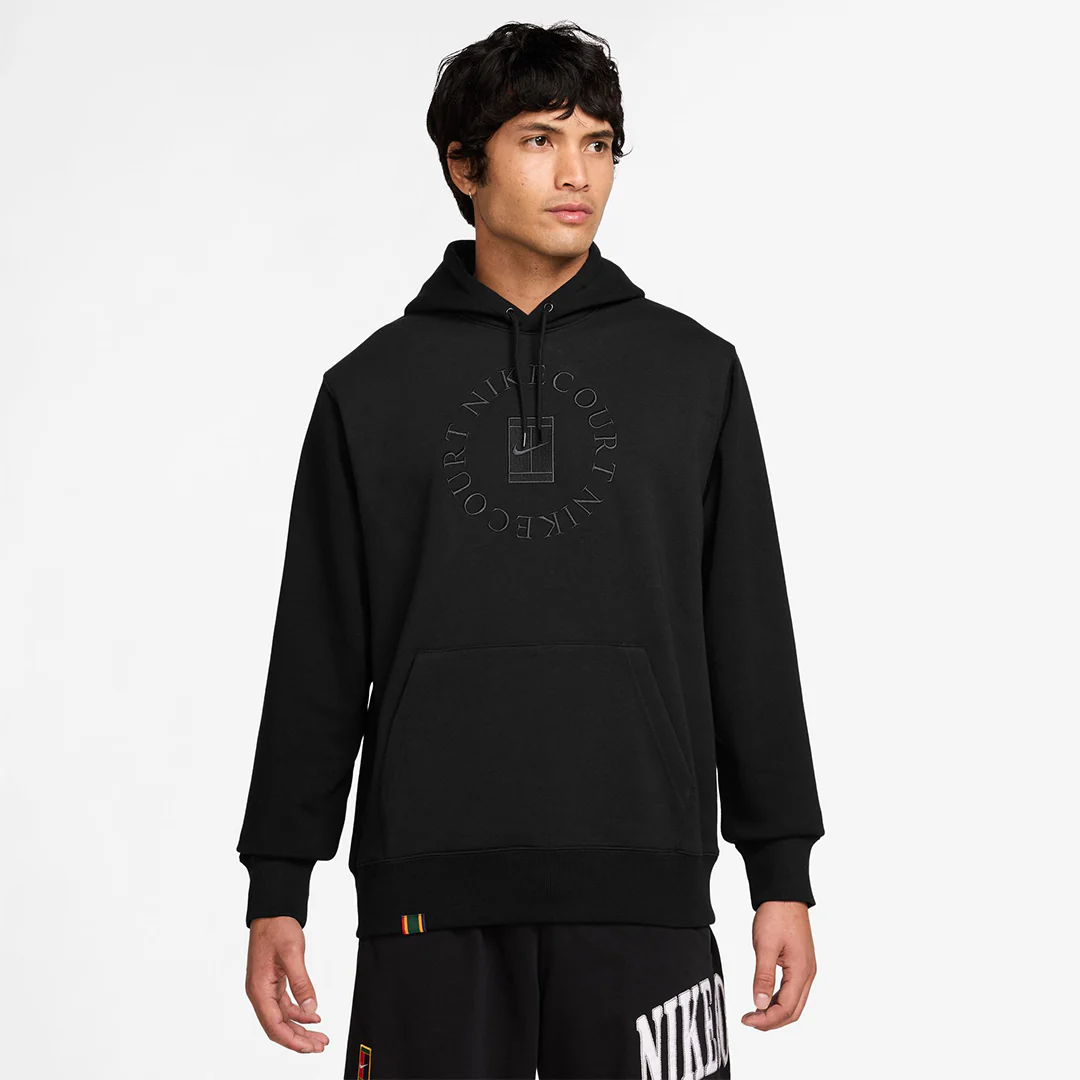 Nike Men's Heritage Fleece Hoodie - Black - Image 2