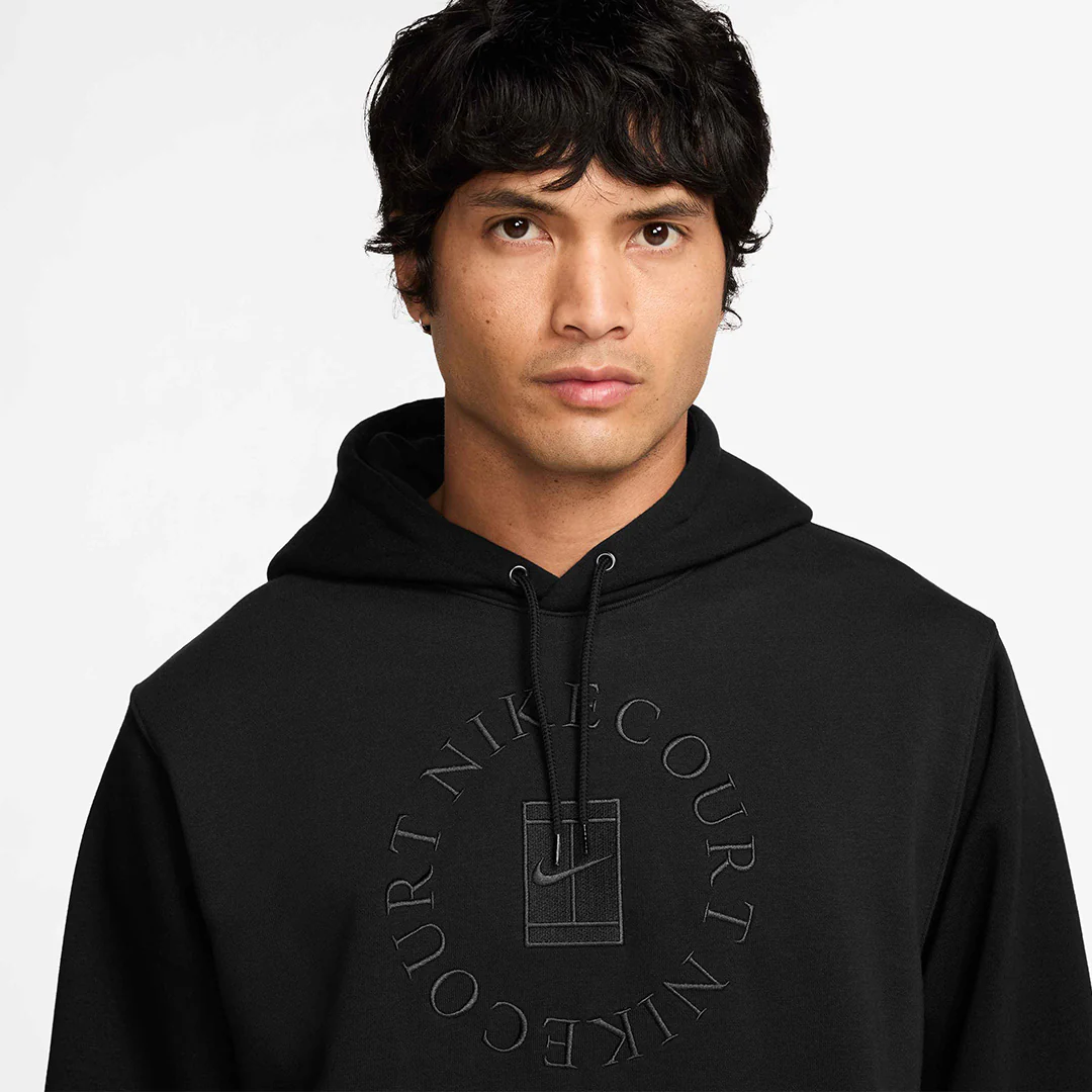Nike Men's Heritage Fleece Hoodie - Black - Image 3