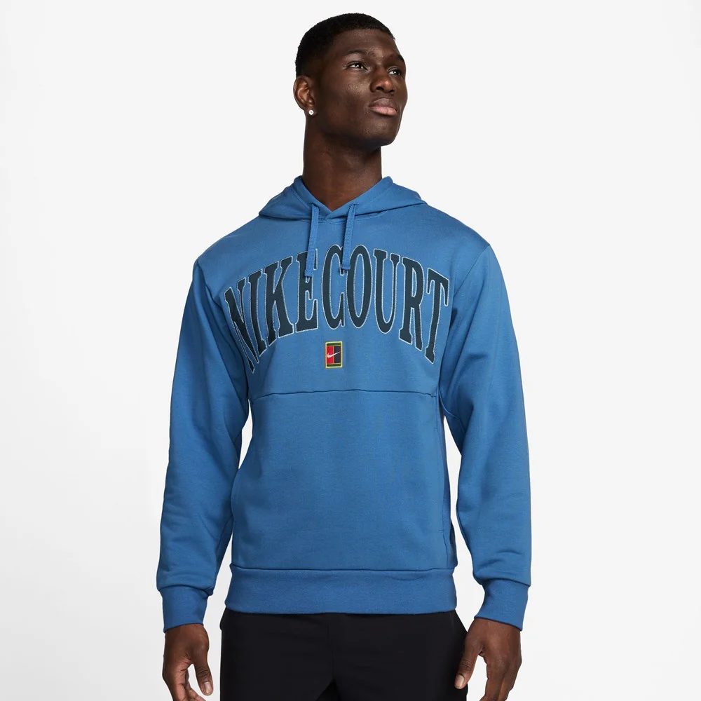 Nike Men's Heritage NikeCourt Hoodie - Star Blue - Image 2