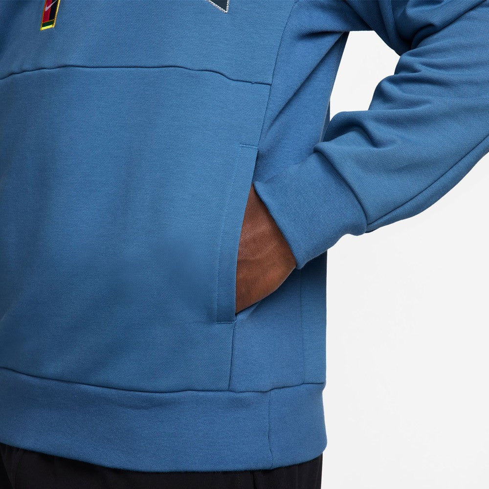 Nike Men's Heritage NikeCourt Hoodie - Star Blue - Image 4