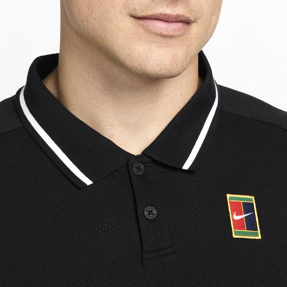 Nike Men's Heritage Polo - Black - Image 4