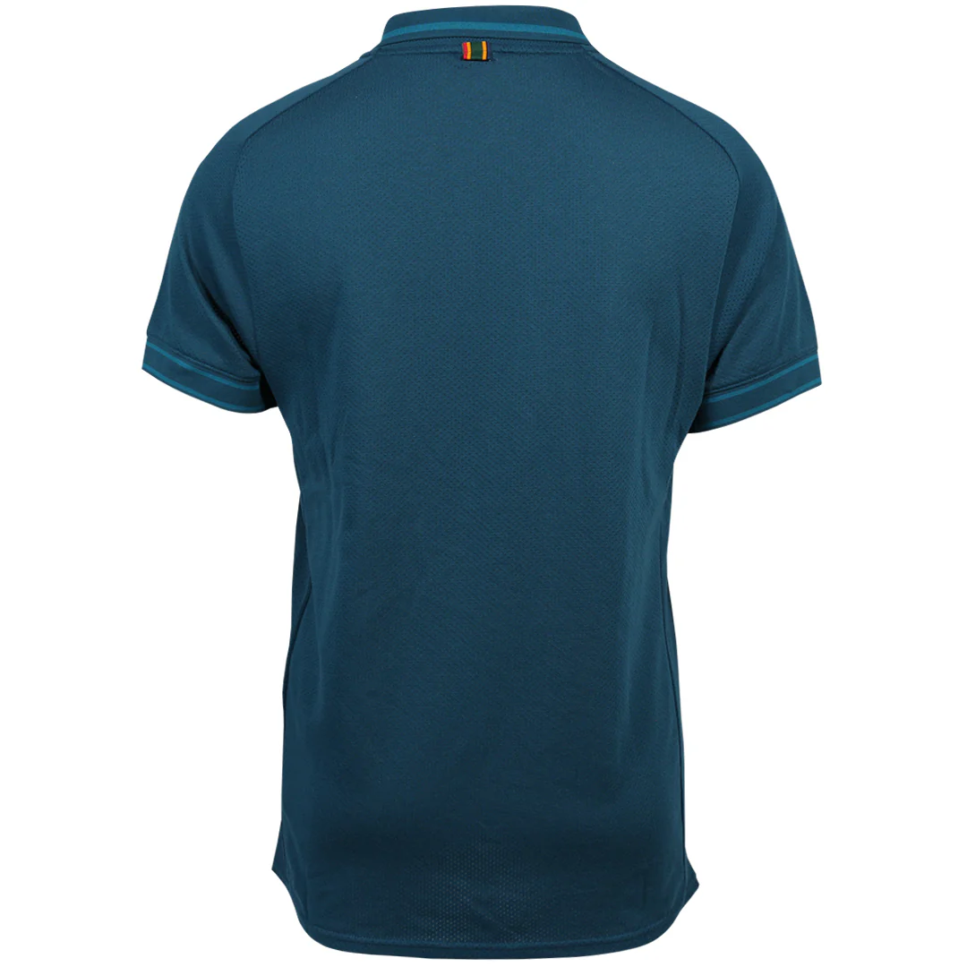 Nike Men's Heritage Polo - Blue Force/Green Abyss - Image 2