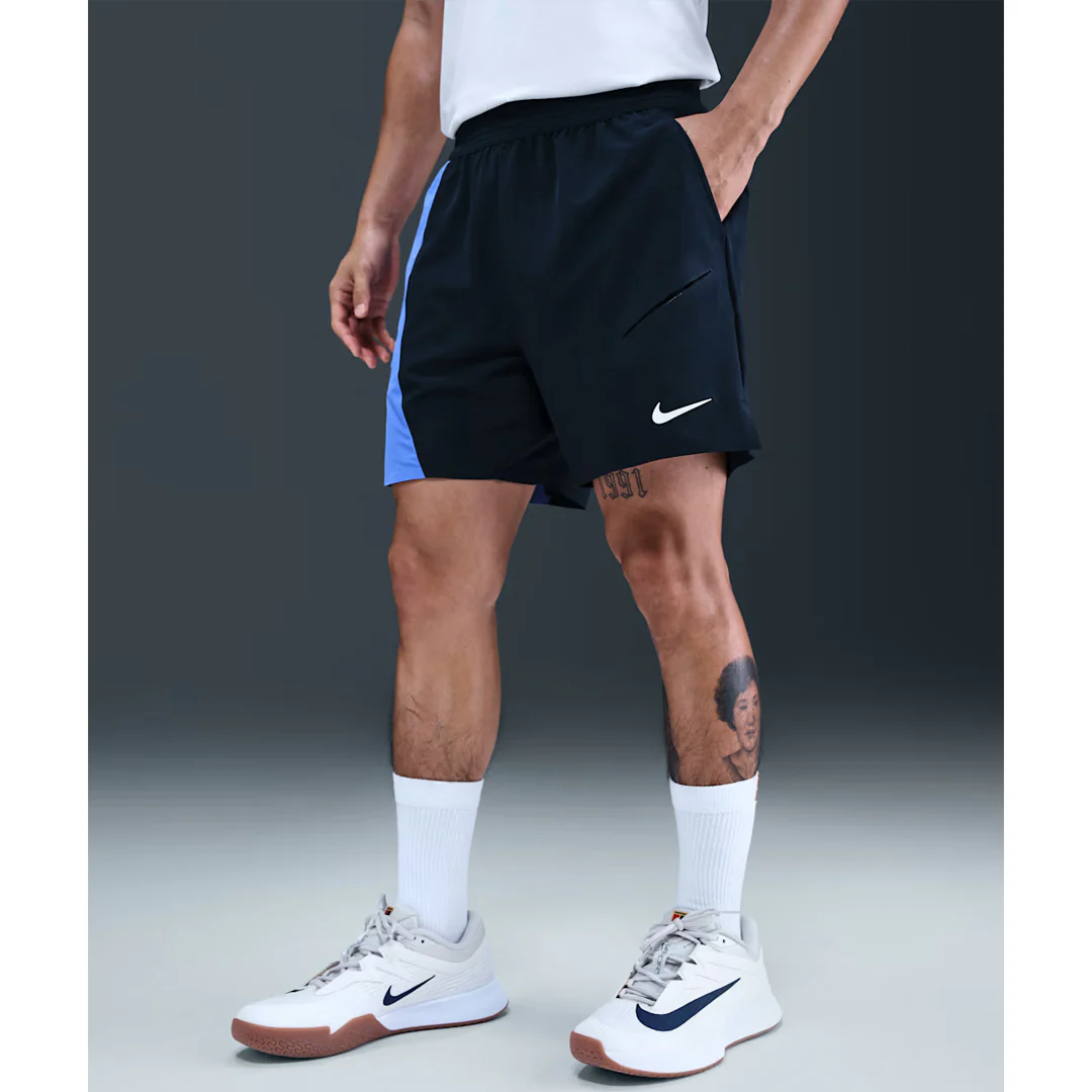 Nike Men's Slam Melbourne Short - Dark Obsidian/Sapphire - Image 3