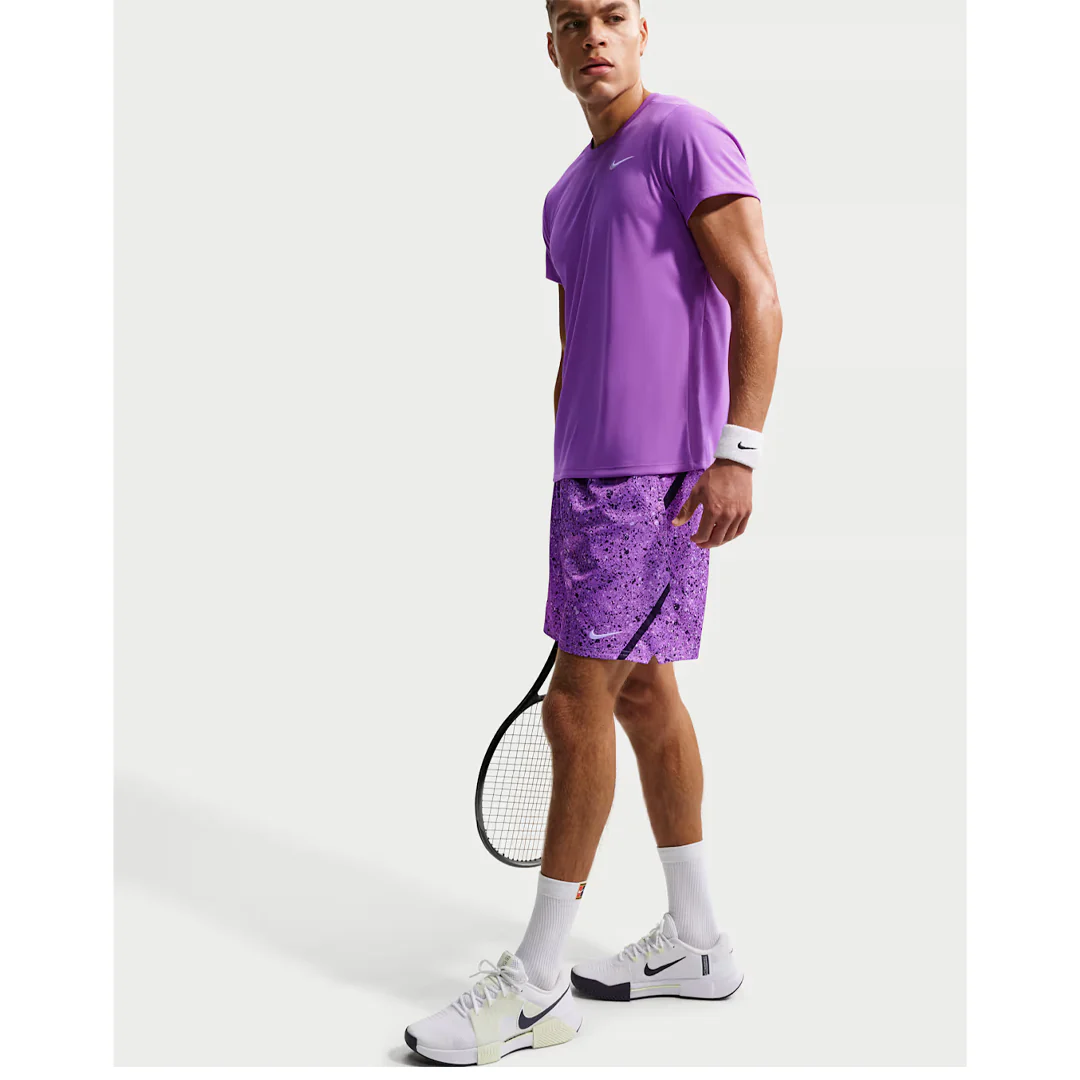 Nike Men's Victory Print 7" Short - Bright Violet - Image 6