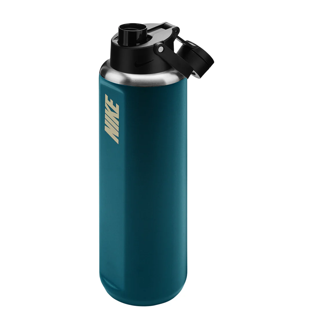 Nike Recharge Chug Stainless Steel Bottle 24oz - Blue Force/Black - Image 3