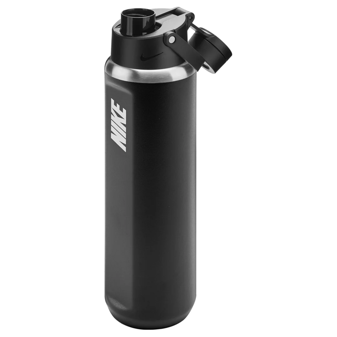 Nike Recharge Chug Stainless Steel Bottle 32oz - Black/White - Image 3