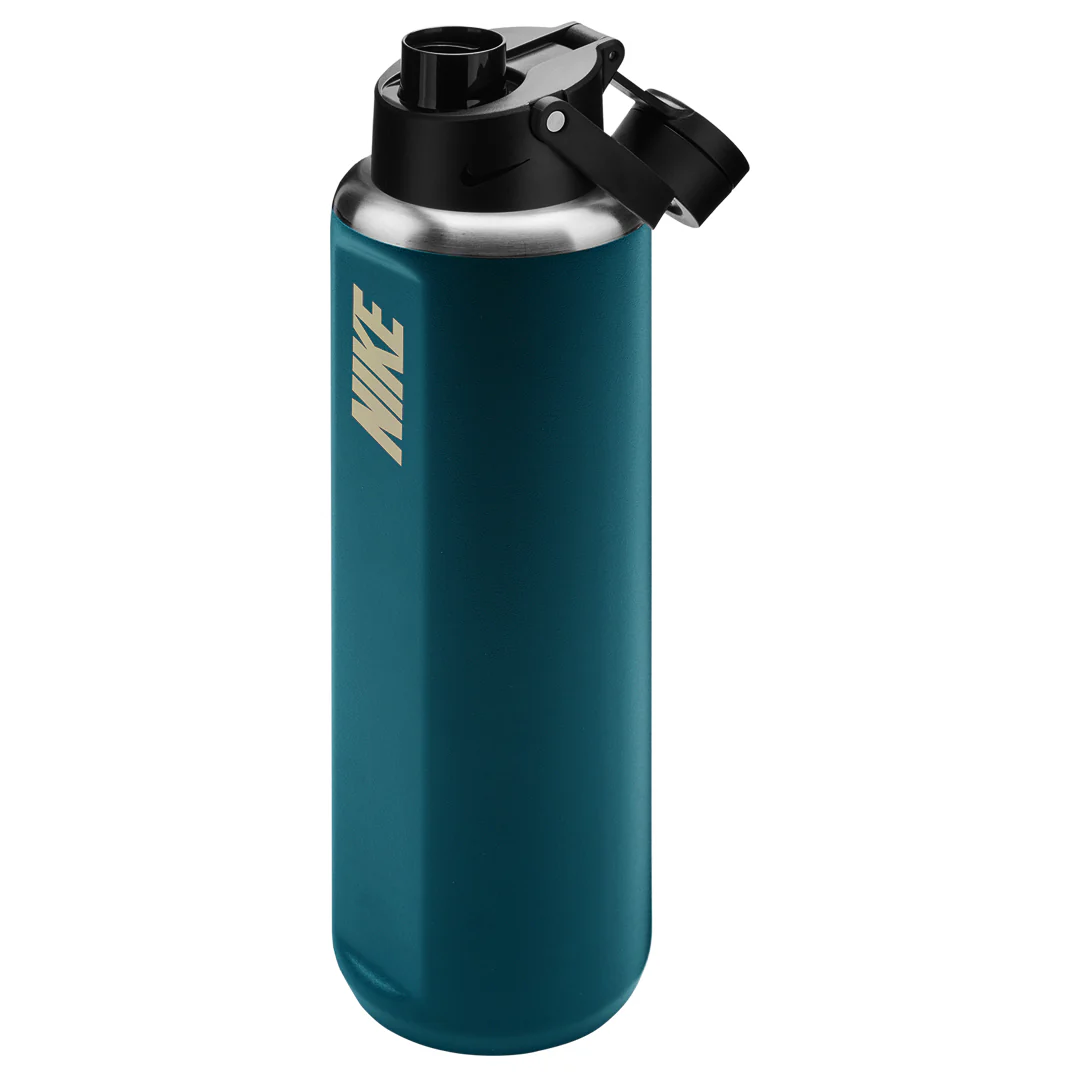 Nike Recharge Chug Stainless Steel Bottle 32oz - Blue Force/Black - Image 3