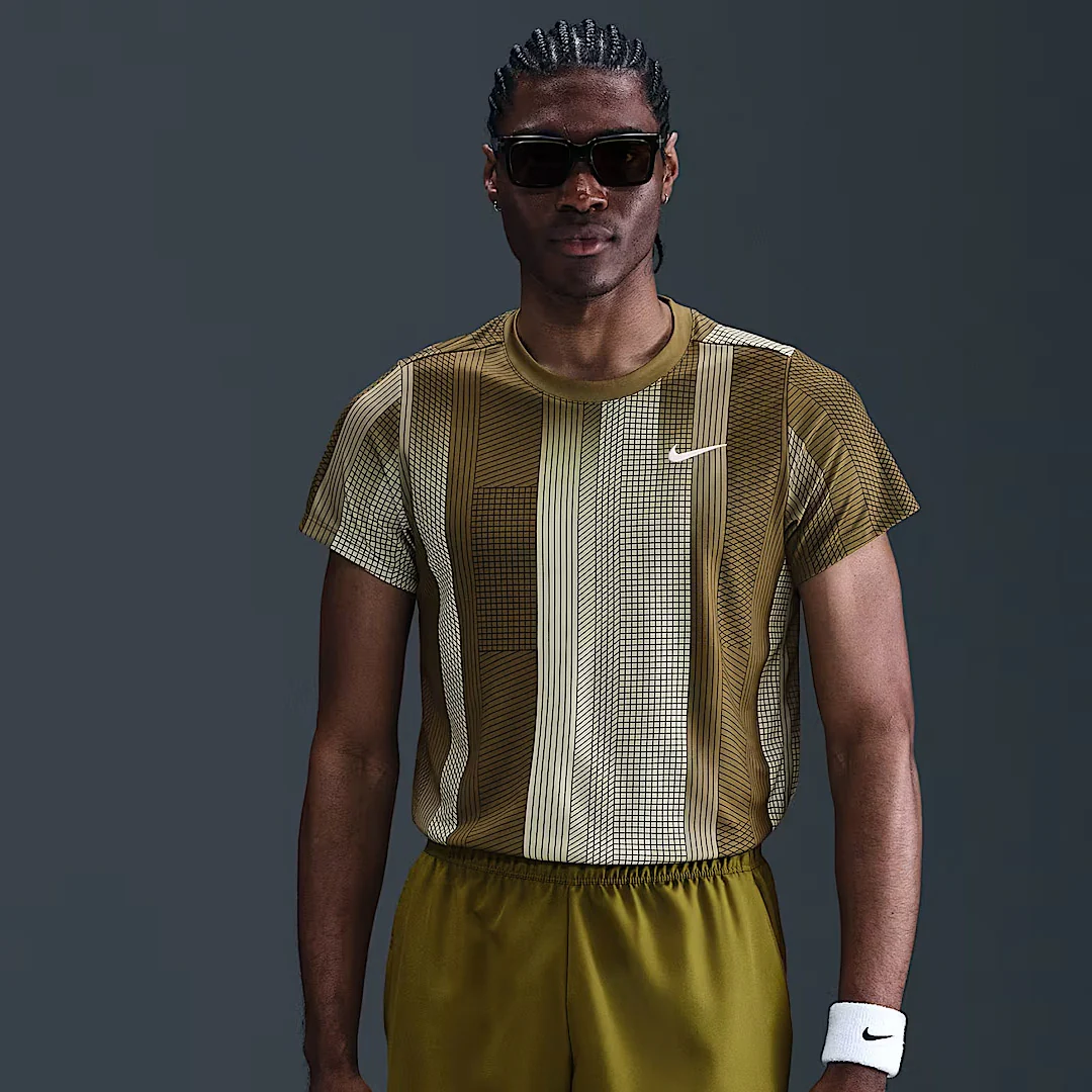 Nike Men's Victory Print Shirt - Olive Flak - Image 3