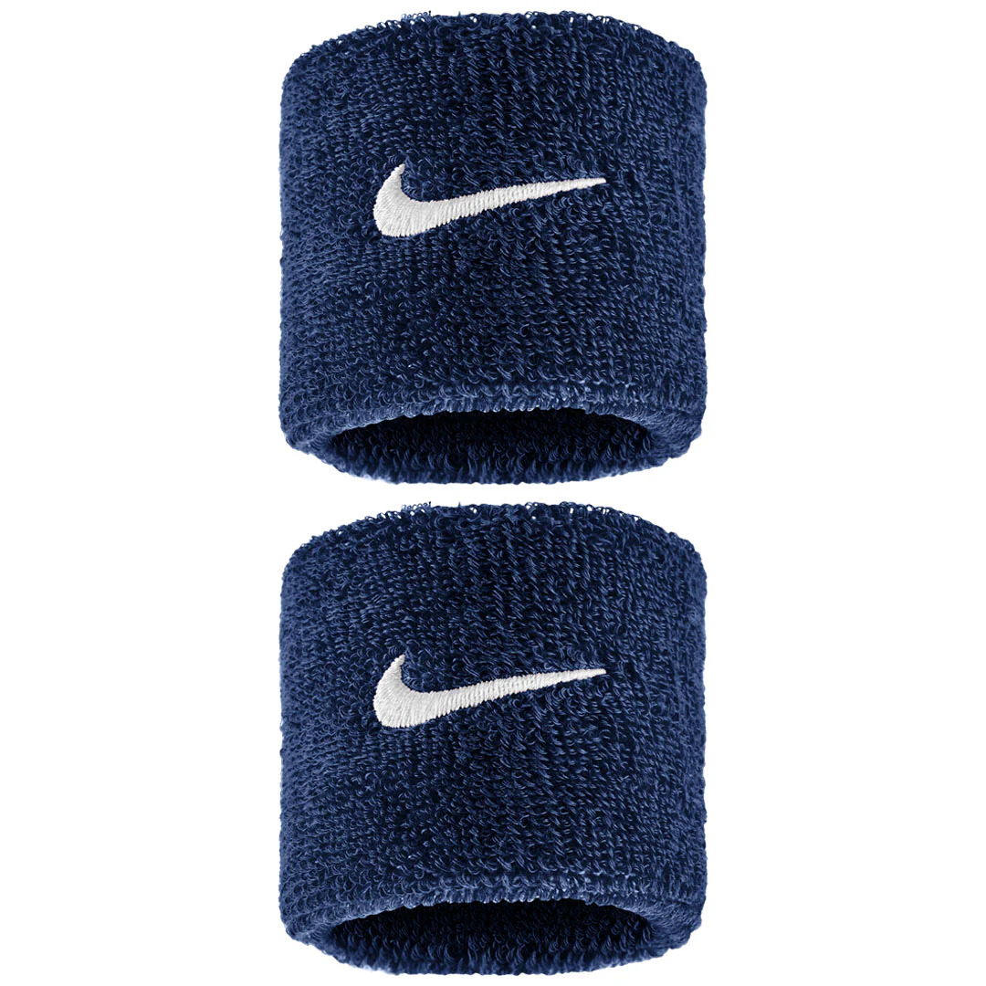 Nike Swoosh Classic Wristband 2 Pack - College Navy