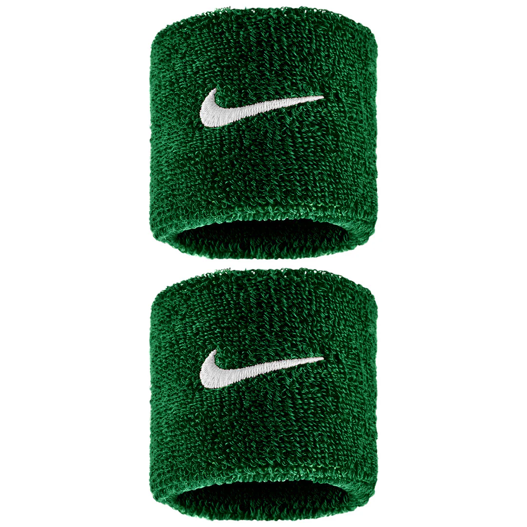 Nike Swoosh Classic Wristband 2 Pack - Gorge Green/White