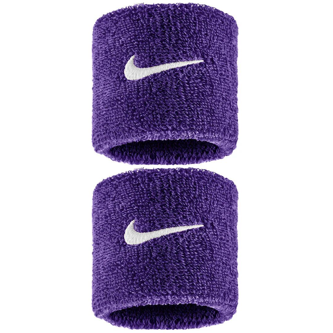 Nike Swoosh Classic Wristband 2 Pack - Court Purple