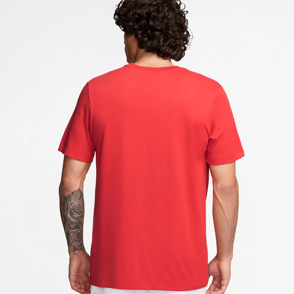 Nike Men's Court Dri-Fit Tee - Light Crimson - Image 5