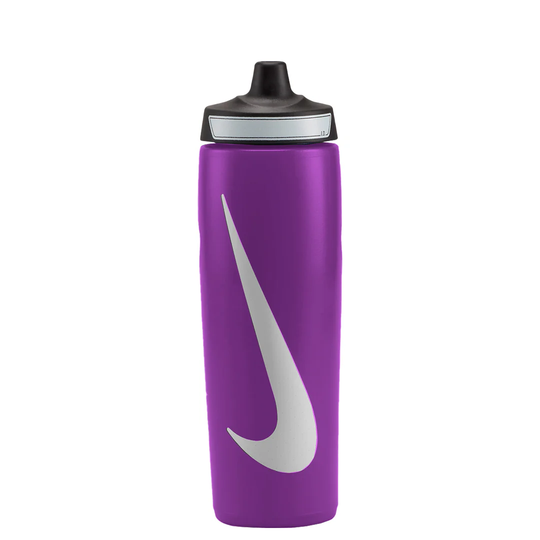 Nike Water Bottle Refuel 18oz - Vivid Purple/White