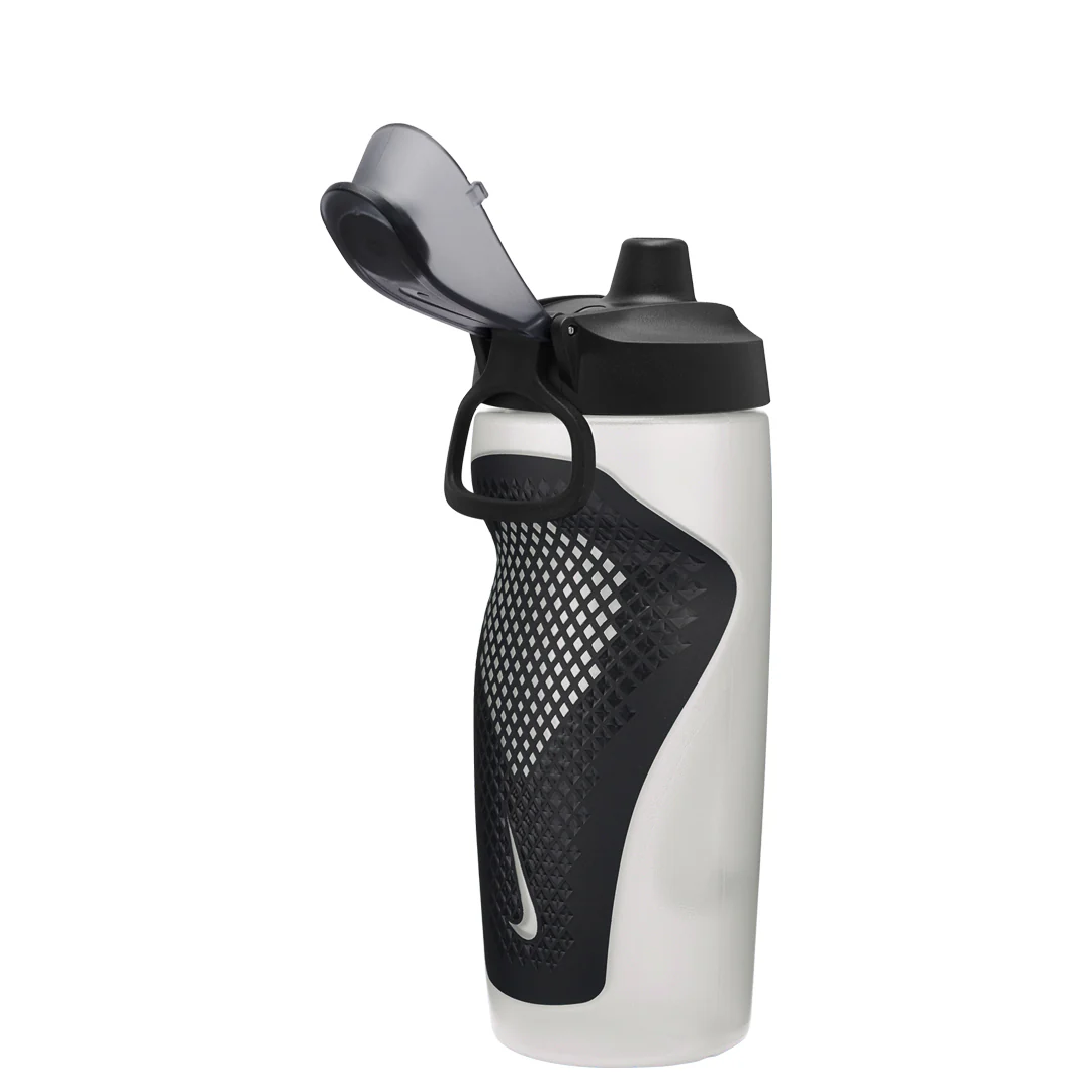 Nike Water Bottle Refuel Locking Lid 18oz - Natural/Black - Image 3