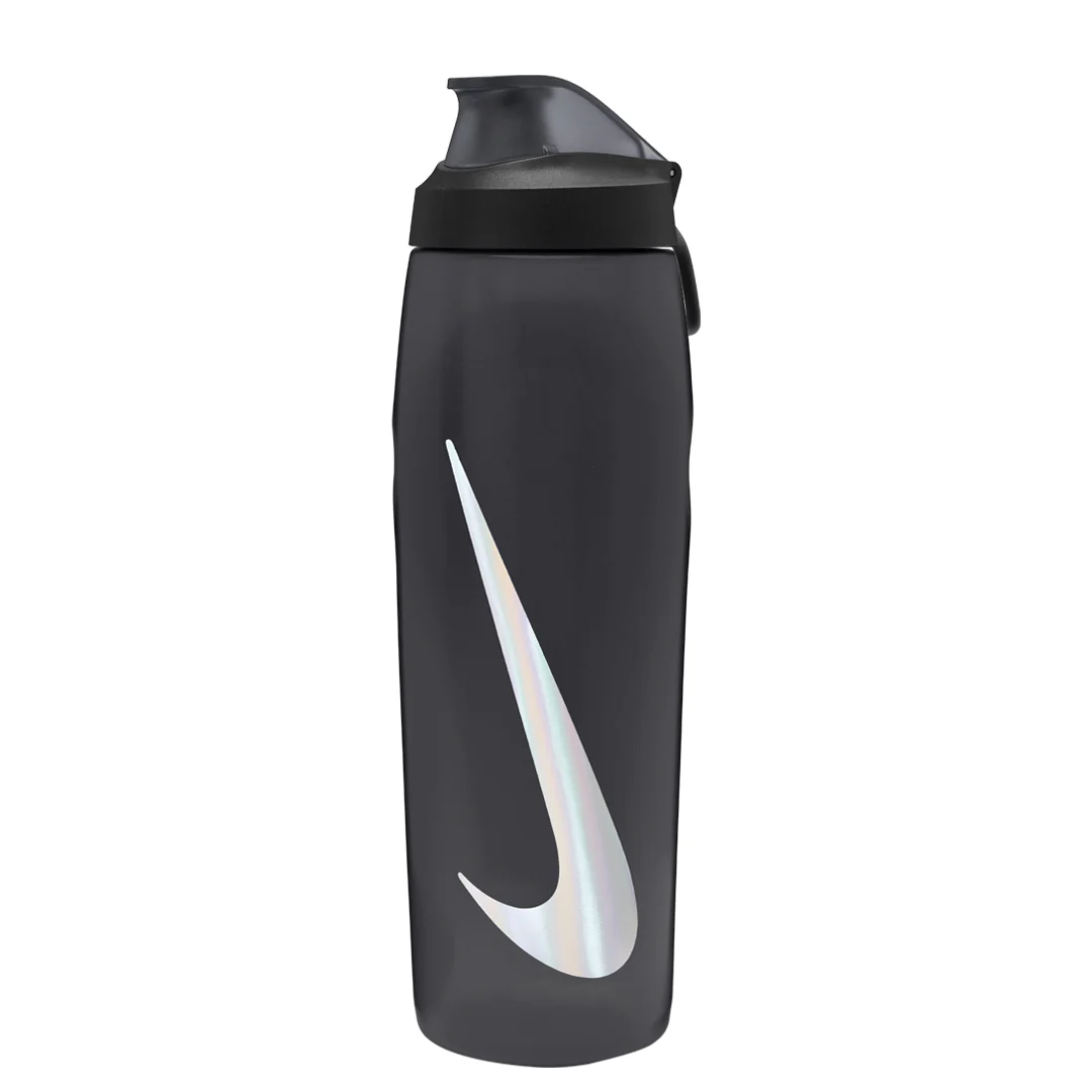 Nike Water Bottle Refuel Locking Lid 24oz - Anthracite/Silver Iridescent