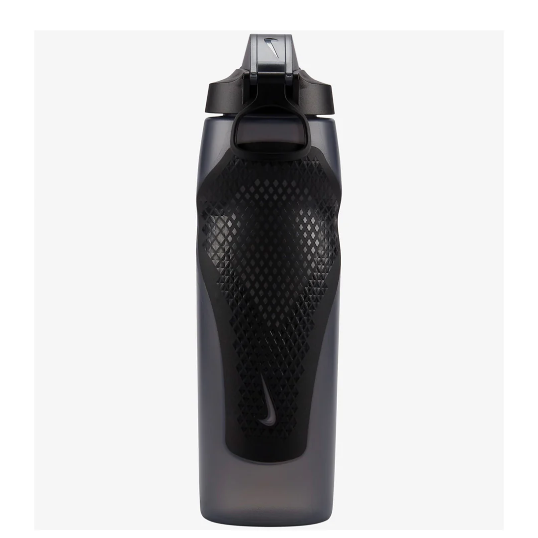 Nike Water Bottle Refuel Locking Lid 24oz - Anthracite/Silver Iridescent - Image 2