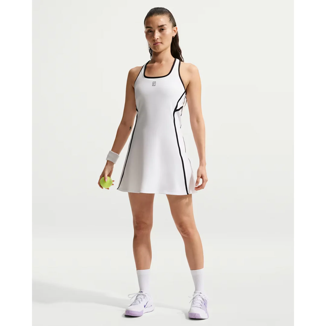Nike Women's Advantage Dress - White/Black - Image 2