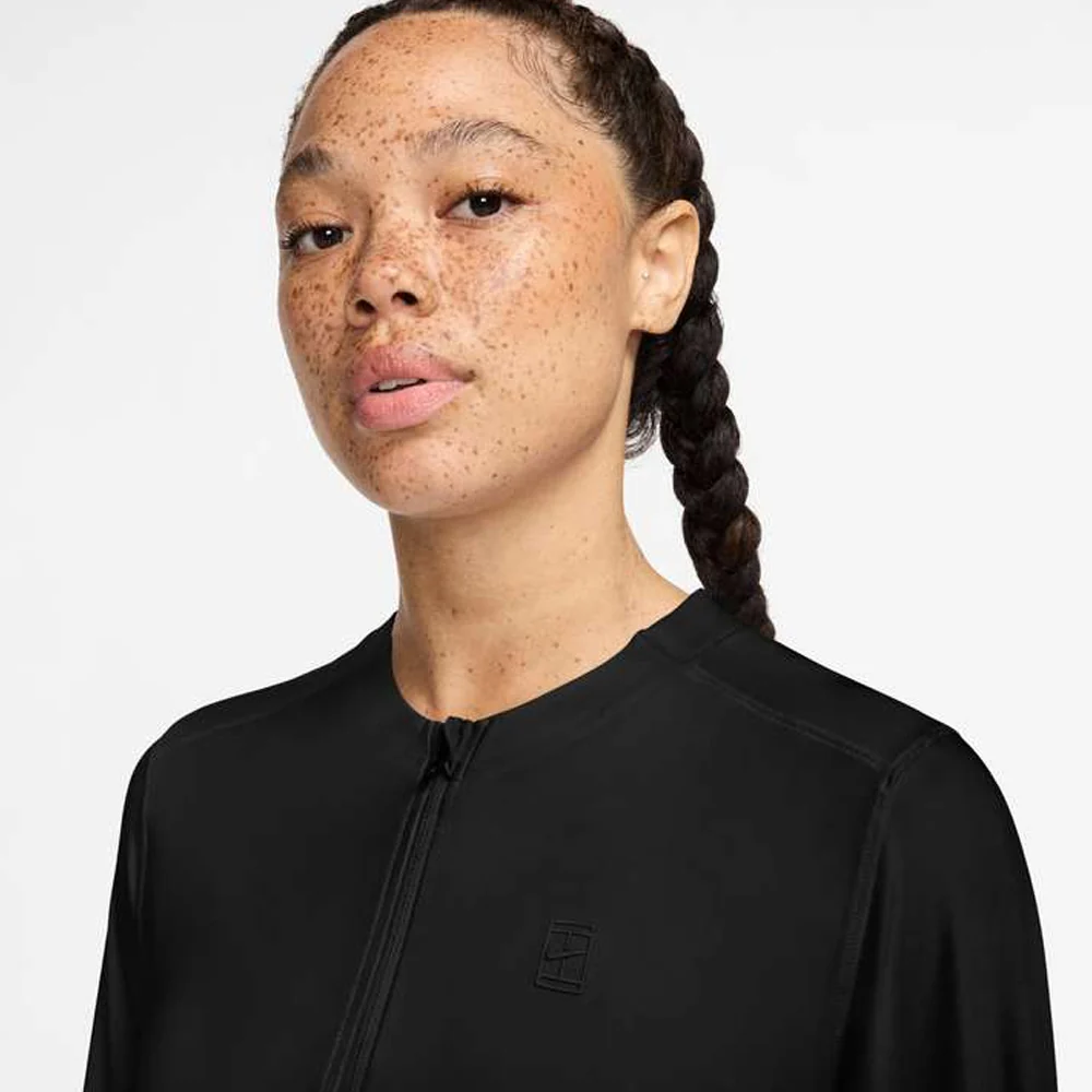 Nike Women's Advantage Mid-Layer Longsleeve - Black - Image 4